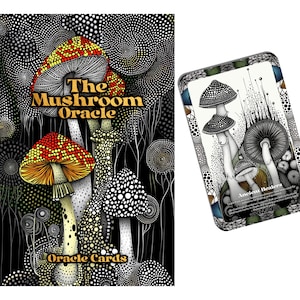 El Oráculo de los Hongos - 22 Cartas del Oráculo - Desbloqueando la magia de los hongos - Por Symbolika - Cartas de Visión - Herramienta de Adivinación