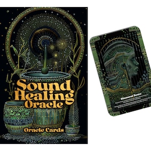 Oráculo de sanación con sonido - 22 cartas - Uso del sonido para el equilibrio energético - Por Symbolika - Cartas de visión - Herramienta de adivinación