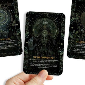 Alchimie de l'âme - 22 cartes Oracle - Transformez votre plomb intérieur en or - Par Symbolika - Cartes Vision - Outil divinatoire