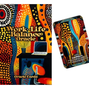 Oráculo para el equilibrio entre vida laboral y personal - 22 cartas - Cómo lograr la armonía entre vida laboral y personal - Por Symbolika - Cartas de visión - Herramienta de adivinación