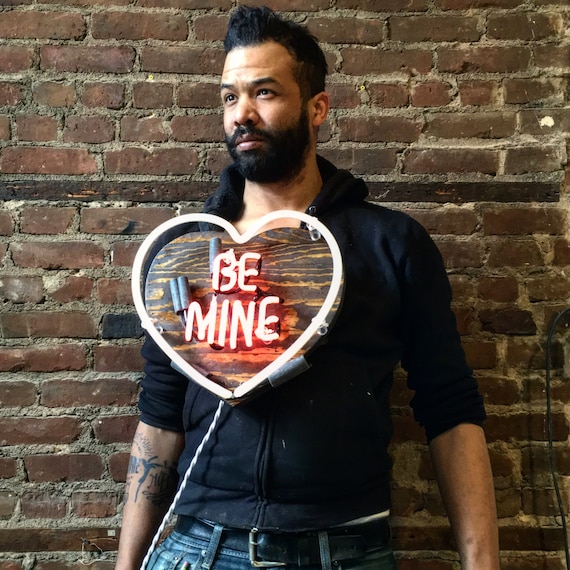 BE MINE Neon Sign, Ready-made