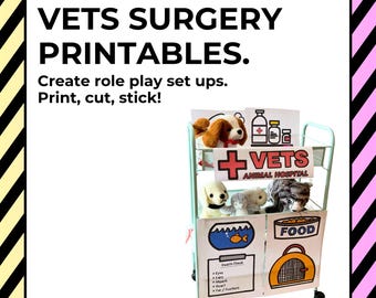 Vets Surgery Role Play Printables (PDF)