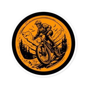 Autocollant fabriqué aux États-Unis, autocollant en vinyle de qualité supérieure pour VTT, idéal pour un ordinateur portable, une tablette, une bouteille d'eau et bien plus encore !