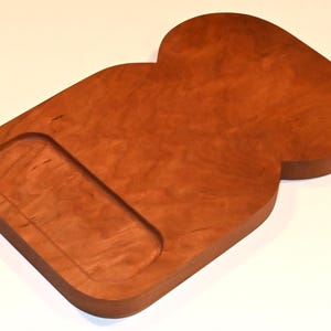 Wooden Butter Board with Cutout Tray: Cheese, Serving, or Cutting Board