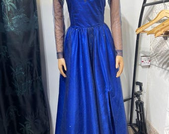 Vestido de fiesta, vestido azul, vestido de novia, estampados africanos, ropa de fiesta, ropa de mujer, ropa de novia, atuendo de mujer, vestido de fiesta, vestido largo, ropa africana