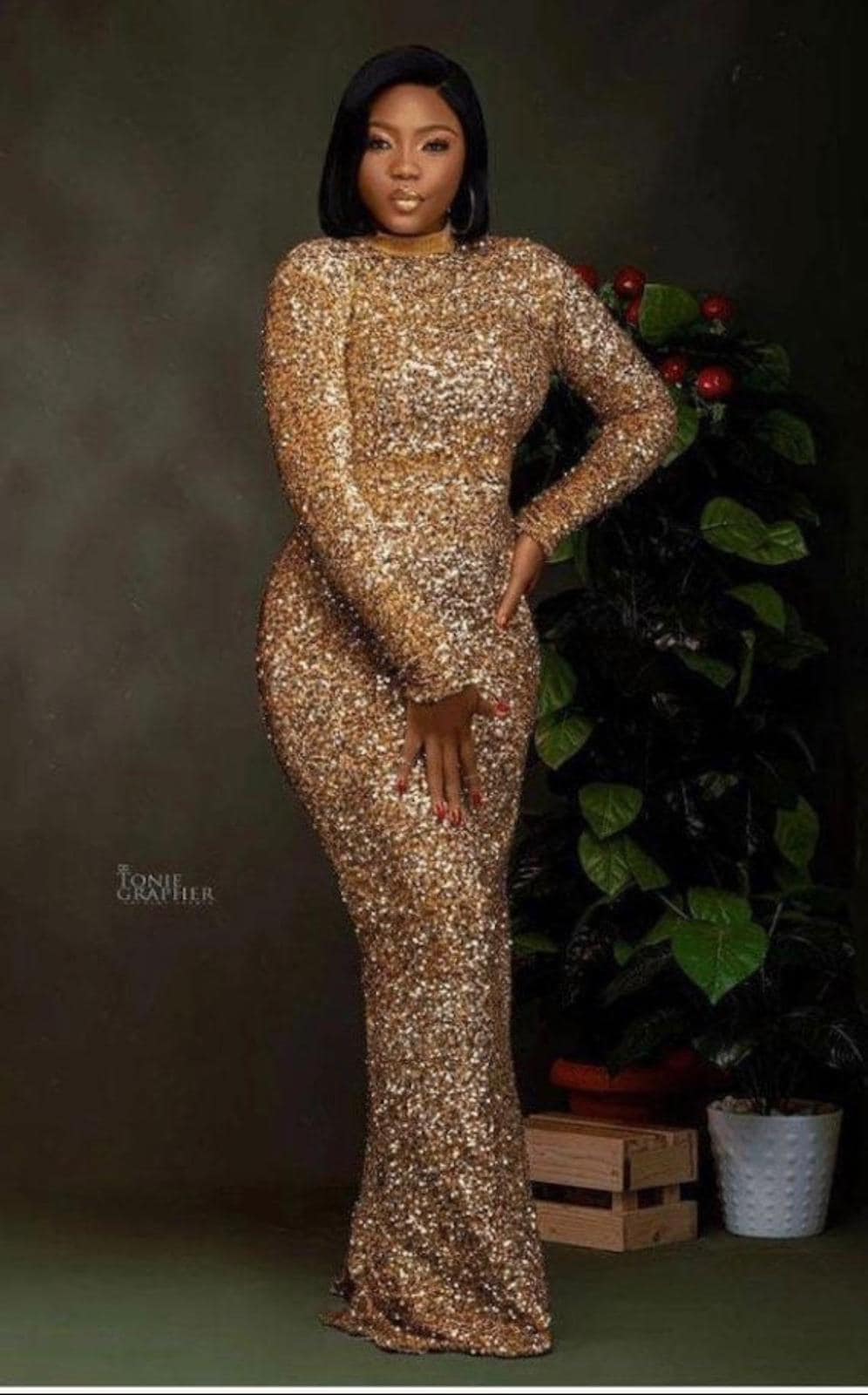 Short Sequence Gown - Etsy