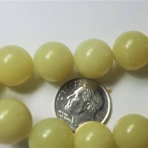 Yellow Agate rounds 10mm
