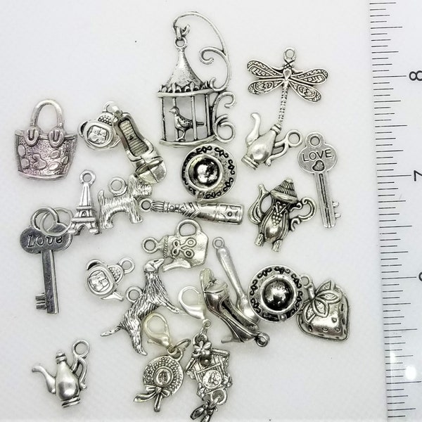 Tea party time. 20 charm lot