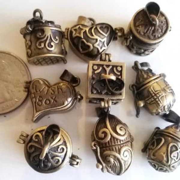 Prayer Box Pendant Etsy