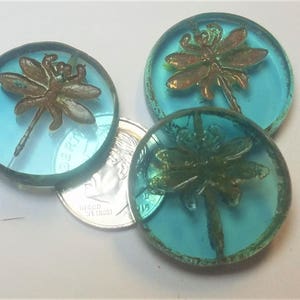 Czech glass Dragon fly