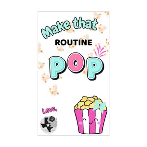 Make that routine POP Tag, competition tags, cheer tags, dance tags, good luck tags, state testing,