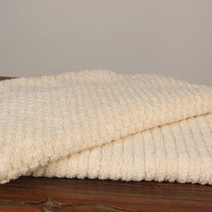 VM COCO Organic Linen Edge White Hand Towel | Hand Woven | Quality Turkish Cotton | Soft | Thick Towel | Personalized Gift