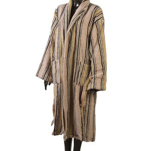 VM COCO Organic Wick Patterned Soft Mix Bathrobe | Hand Woven Bathrobe | Quality Turkish Cotton | Soft | Thick Bathrobe | Personalized gift