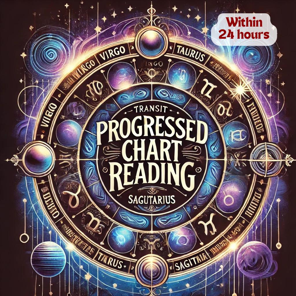 Progressed Chart Reading, Astrology Progressed Reading, Astrology Charts, Personalized Progressed Chart, Personalized Astrology Reading