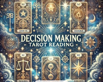 Decision Making Tarot Reading, Same Hour Tarot Reading, Clarity for Tough Choices, Psychic Insights, Life Path Help, Future Predictions