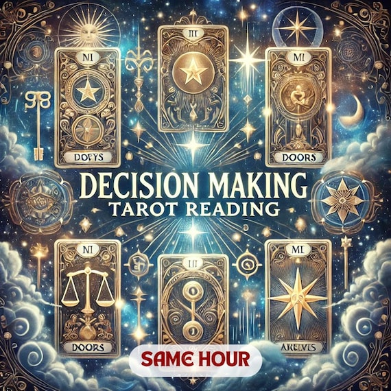 Decision Making Tarot Reading, Same Hour Tarot Reading, Clarity for Tough Choices, Psychic Insights, Life Path Help, Future Predictions