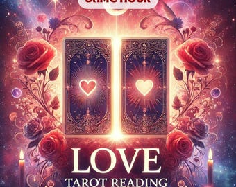 Love Tarot Reading, Same Hour Tarot Reading, Love Reading, Soulmate Connection, Future Love Predictions, In-Depth Love Tarot Reading
