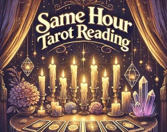 Same Hour Tarot Reading, Tarot Cards, Tarot Divination, Honest Psychic Reading, Detailed Personalized Tarot, Psychic Predictions, Fast Tarot