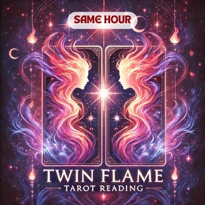 Lecture de tarot des flammes jumelles, lecture de tarot à la même heure, connexion de l'âme, orientation profonde de l'amour, clarté des retrouvailles ou de la séparation