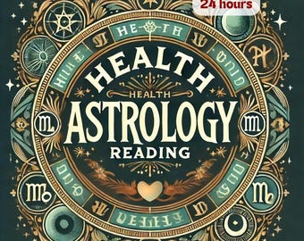 Health Astrology Reading, Health Astrology Report, Detailed Astrology Reading, Astrology Chart Reading, Personalized Wellness Astrology