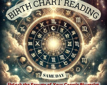 Birth Chart Reading, Natal Chart Analysis, Astrology Reading, Personalized Birth Chart, In Depth Natal Chart, Birth Chart Interpretation