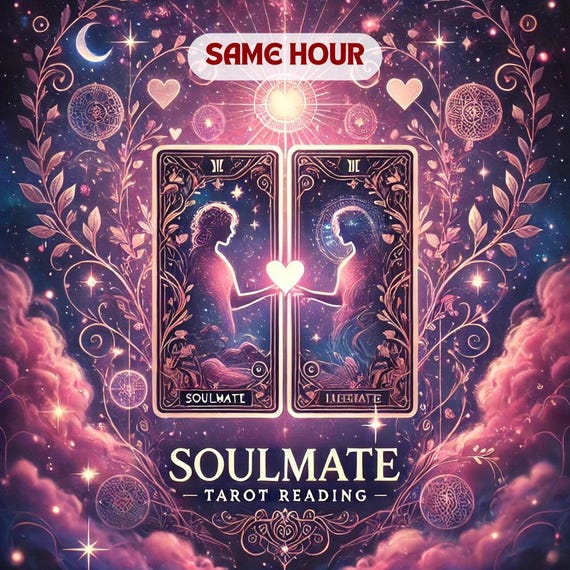 Soulmate Tarot Reading, Same Hour Tarot, Find Your True Love, Psychic Connection, Same Hour Twin Flame Reading, Love & Relationship Guidance