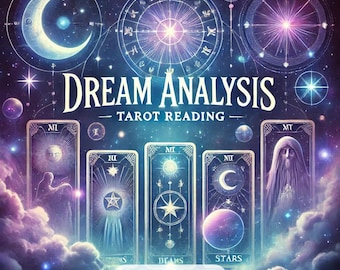 Dream Analysis Tarot Reading, Same Hour Tarot Reading, Uncover Hidden Meanings, Clairvoyant Dream Reading, Accurate Fortune Teller