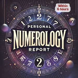Personal Numerology Report, Fast Numerology Reading, Personalized Numerology Detailed Report, Psychic Readings, Same Day Numerology Report