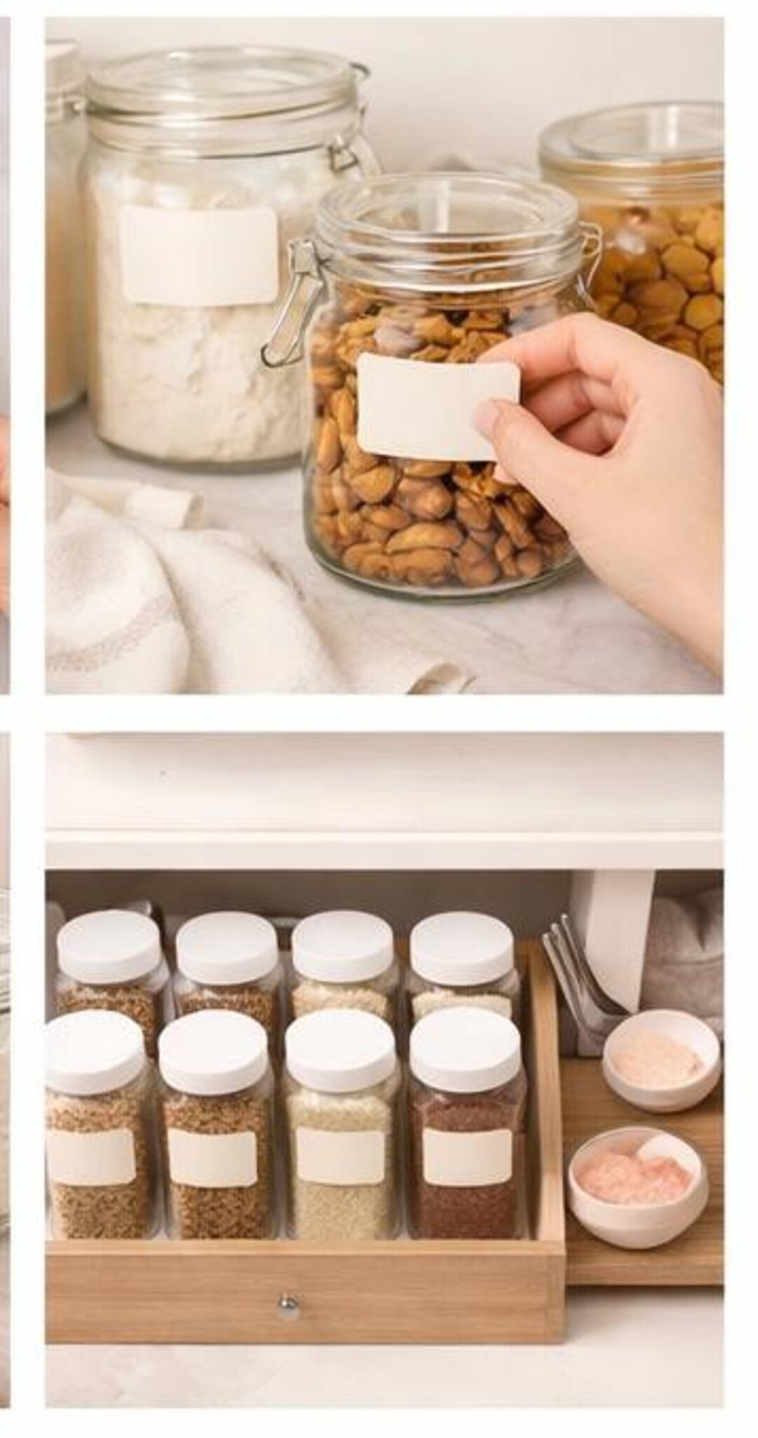 Printable Pantry Labels PDF/ Blank Pantry Label Sheets/minimalist