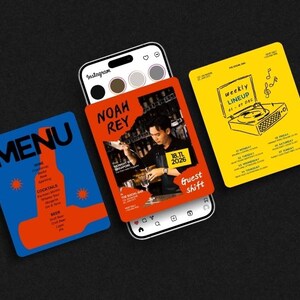 de médias sociaux Bar | Lot promotionnel de boissons modifiable (Canva) image 9