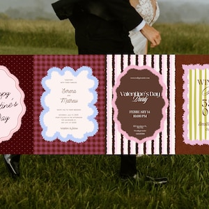 Paket med nyckfulla handritade ramar, vintagemönsterbakgrunder (JPG, PNG, SVG, Canva)