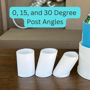 Extra Posts for Boat Rod Cup Holders - Cup holders NOT Included, Posts for Rod Drink Beer Holder, Boating Toys, Rod Angles, 3D printed