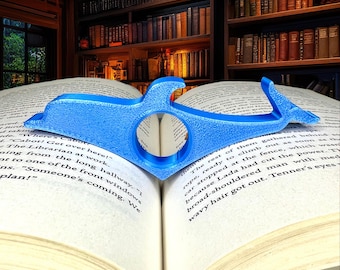 Sujetapáginas con forma de delfín, accesorio para libros impreso en 3D