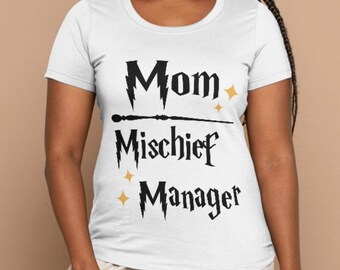 Diseño de camiseta de Mamá Traviesa: Inspirada en Harry Potter (Archivo digital)