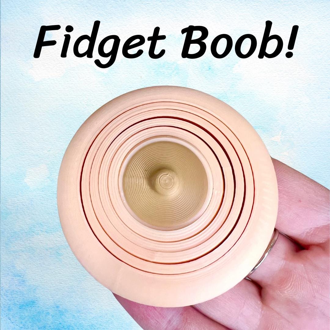 thumbnail image 2 of Spencer & Fleetwood Boob Stress Ball – Naked Breast Novelty Funny Adult Gift 2 of 4