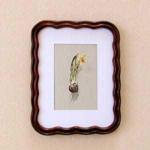 Vintage Daffodil Art Print: Moody Floral Wall Decor