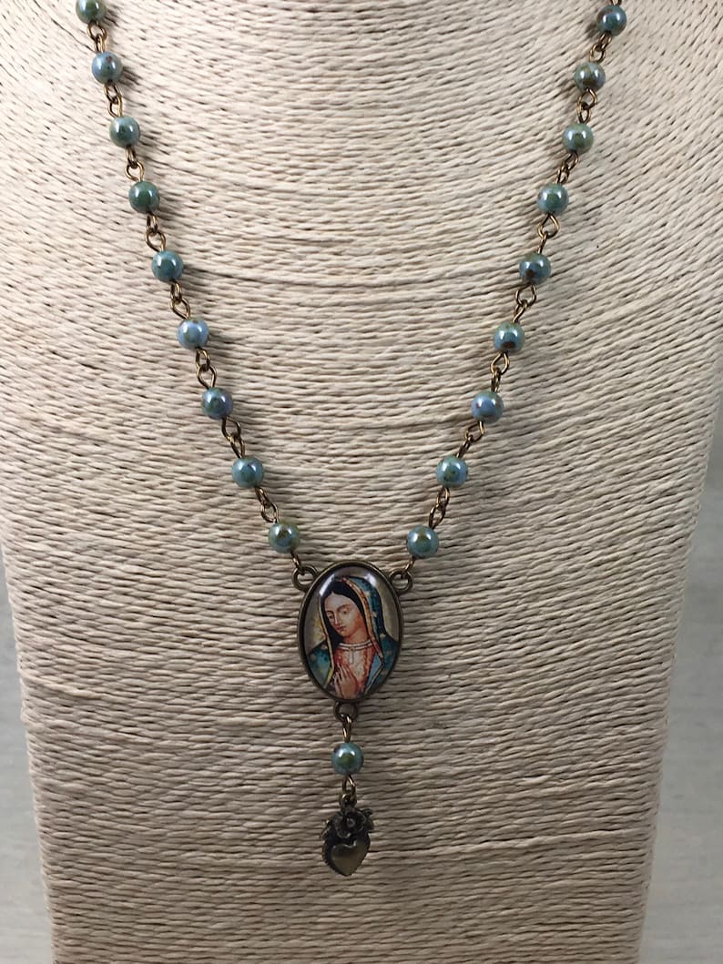 Our Lady Of Guadalupe Enshrined Image Necklace