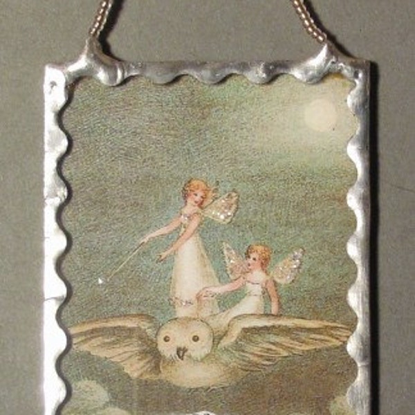 Soldered Glass Fairy Ornament