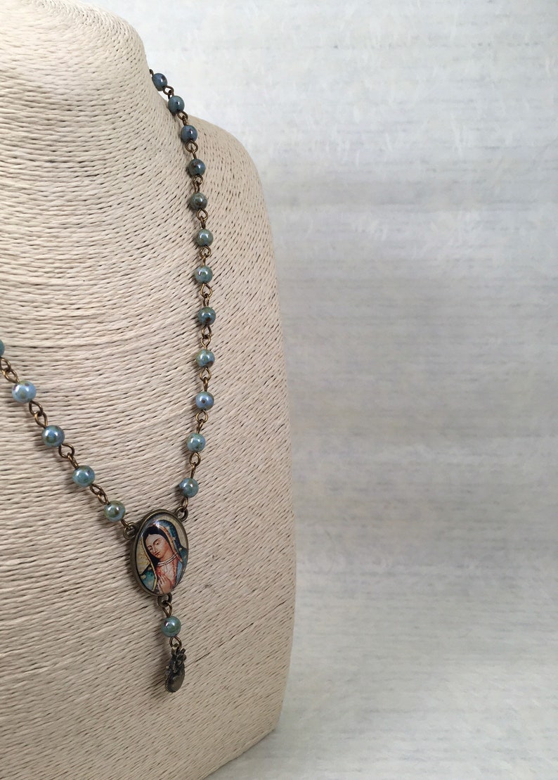 Our Lady Of Guadalupe Enshrined Image Necklace