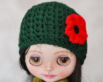 Dolls Poppy Beanie Hat, Choose From 40 Colours