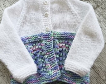 Newborn Baby Girls Knitted Cardigan, Baby Shower Gift , Newmums,  Uk Baby Wear, Baby Top, Babies,