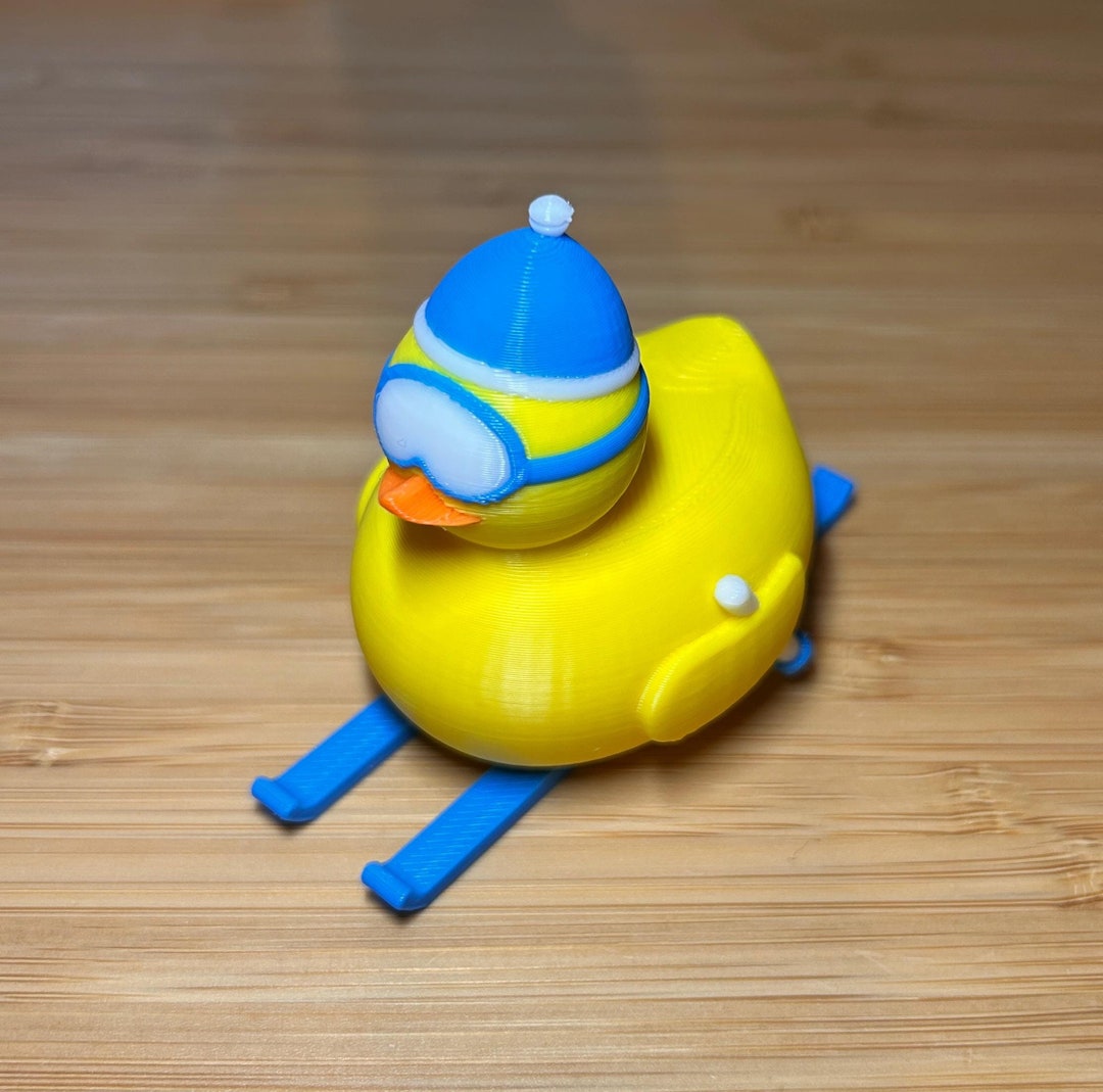 CUSTOM Ski Duck, Skiing Duck, Winter Duck, DUCK - Etsy