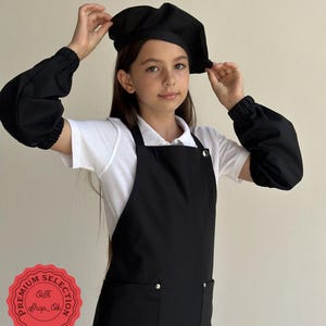 Personalized Apron for Kid Custom Embroidery Toddler Apron Cooking Plaid Apron Kids Apron Children’s Baking Apron Family matching apron