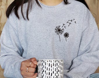 Dandelion Flower Graphic T-Shirt: Women's Naturecore Tee