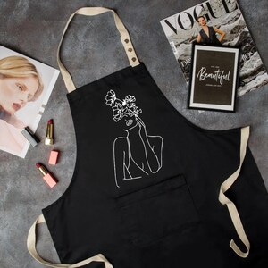 Custom apron Personalized Apron Custom Apron with Text Personalized HairStylist Apron Hair Stylist Apron Hair Stylist Gift Hairdresser Apron