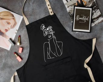 Personalized Apron: Custom Text Hair Stylist Apron