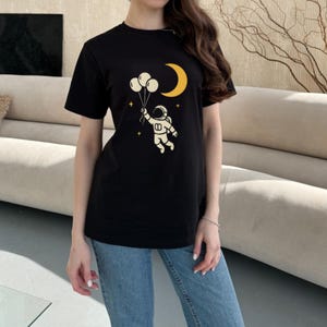 Astronaut Balloon Shirt: Custom Spaceman Family Gift