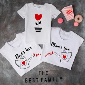Matching Family Love T-Shirts: Custom Vacation Shirts