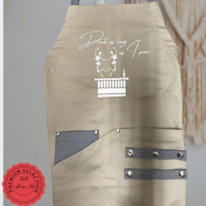 Custom Apron: Personalized Twill Apron with Pockets
