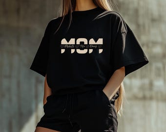 Custom Mom T-Shirt with Kids Names, Mother's Day Gift